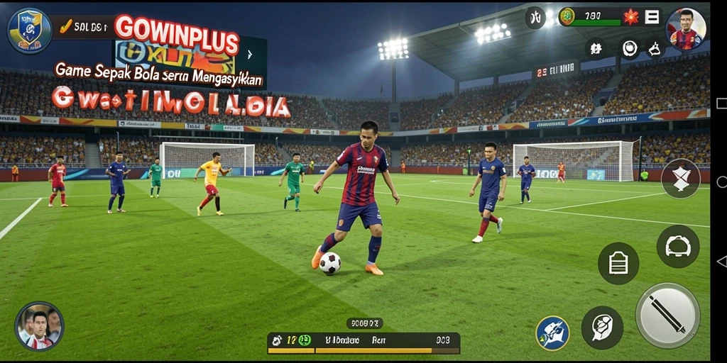 Tampilan gameplay GOWINPLUS yang mengesankan saat pertandingan berlangsung.
