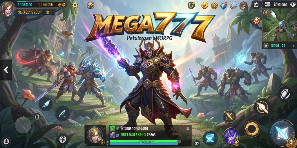 Tampilan gameplay seru dengan grafis memukau di MEGA777.