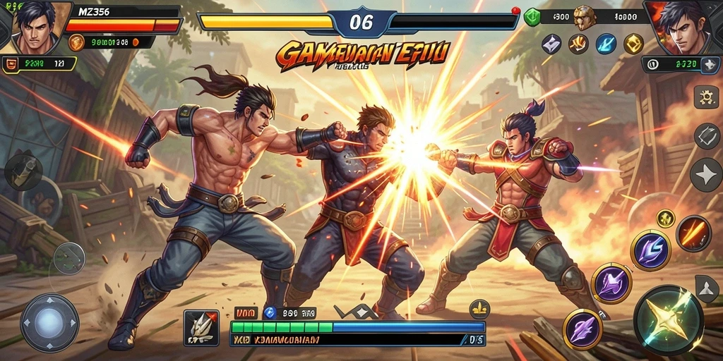 Gameplay seru dengan pertarungan karakter yang dinamis di MZ356.