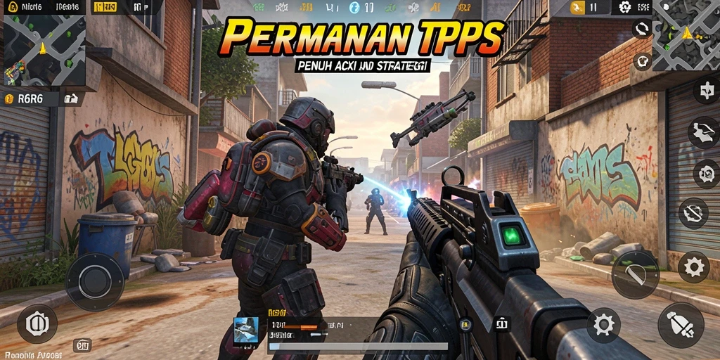 Tampilan dinamis dan seru dari gameplay R6R6.