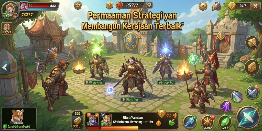 Tampilan gameplay RR777 yang mengesankan dan penuh strategi.