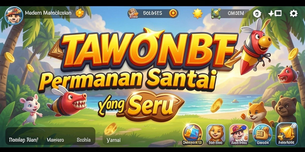 Screenshot gameplay TAWONBET menampilkan suasana santai dan seru.